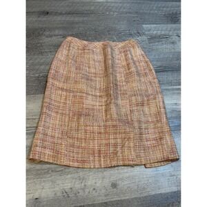 LAFAYETTE 148 NEW YORK Textured Tweed Knee Length Skirt Women's Size 0‎ Petite
